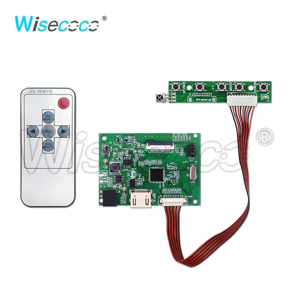 Wisecoco EDP 30 Pin Scheda Driver di Controllo Kit FAI DA TE Interfaccia Tastiera Per Schermo del PC 1920x1200/1920x1080/1280x800 PCB 800807 V6