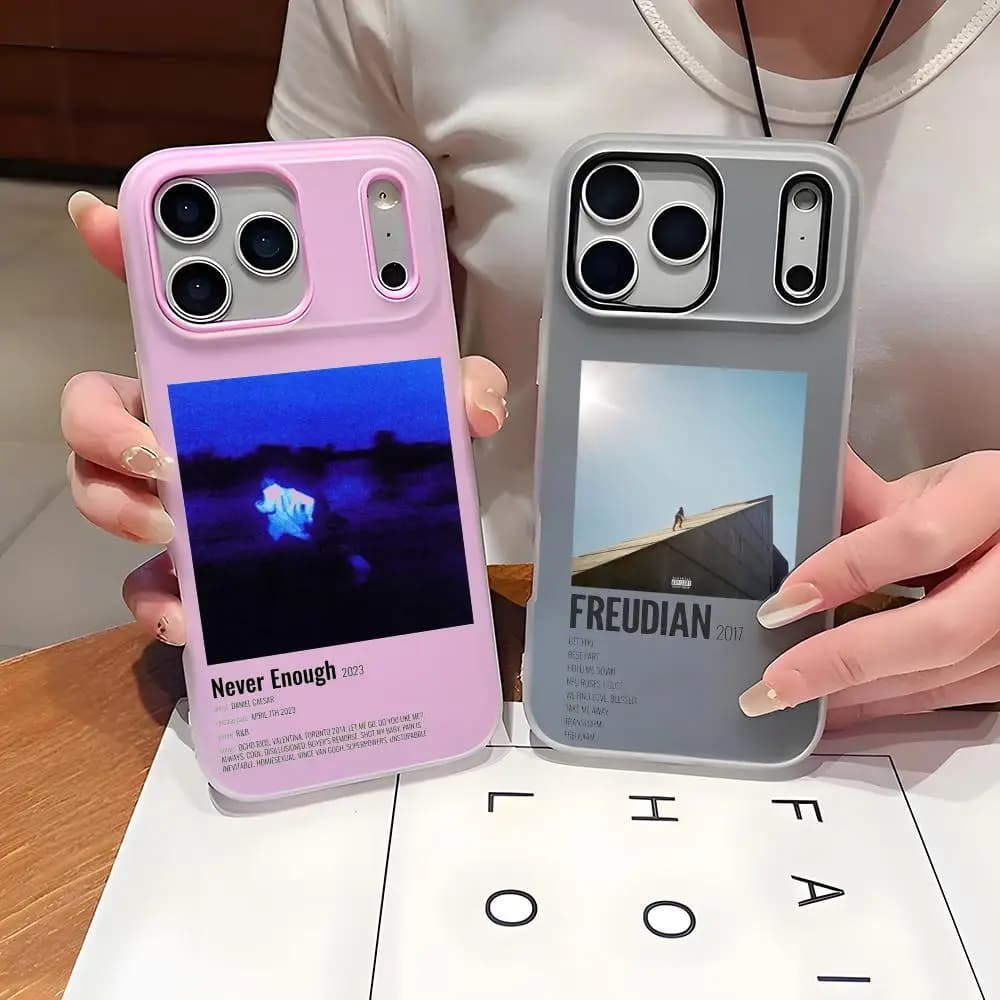 Cover Soft Transparent D-Daniel Caesar Music Album for iPhone 17 16 15 14 13 12 11 Pro Max Plus Mini