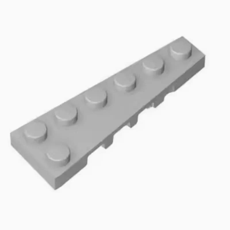 10 Pezzi 78444 Parti di Costruzione 6x2 Piastra a Cuneo per Ala Destra Nuovo Accessorio per Giocattoli MOC