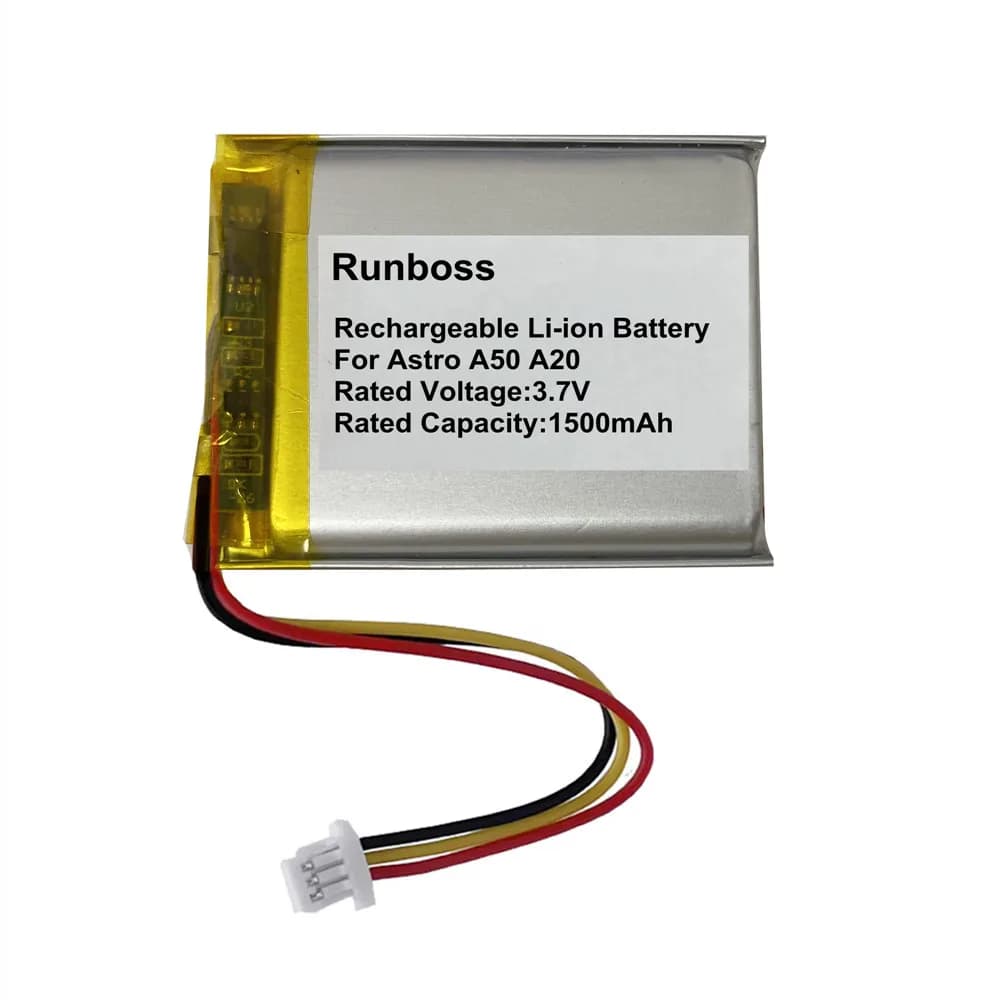 New 1500mAh 533- 000191 533- 000169 Battery for Logitech Astro A50 A20 Gen 4 2016 Gen4 2019 SRP 603443 Headphone Batteries