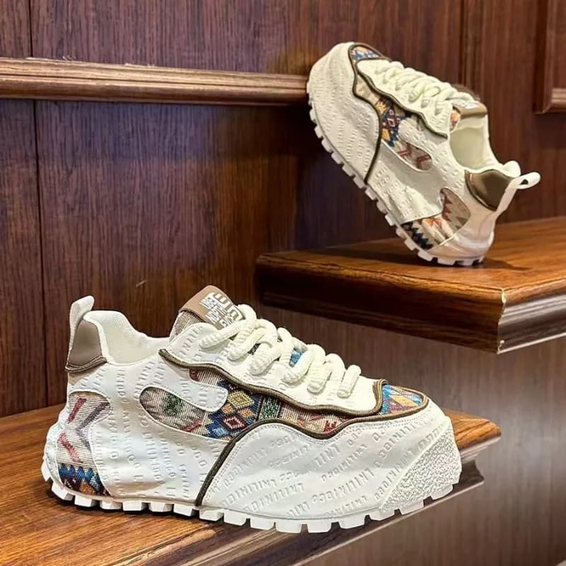 Scarpe da ginnastica robuste Scarpe sportive di design da uomo Moda Casual Mesh Traspirante Scarpe con piattaforma interna maggiorata per uomo Sneaker casual