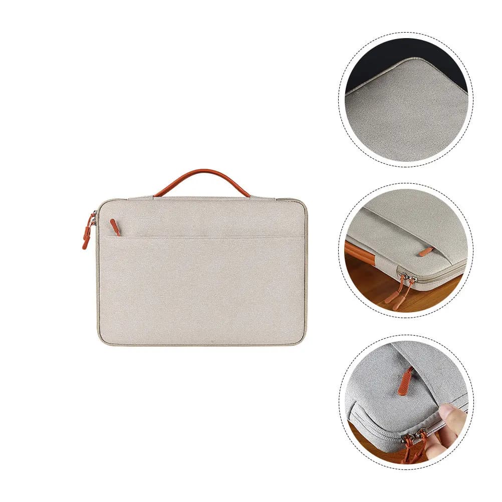 Borsa per laptop da 1 pezzo, custodia protettiva sottile e leggera per computer portatile con fodera morbida e cerniera frontale liscia