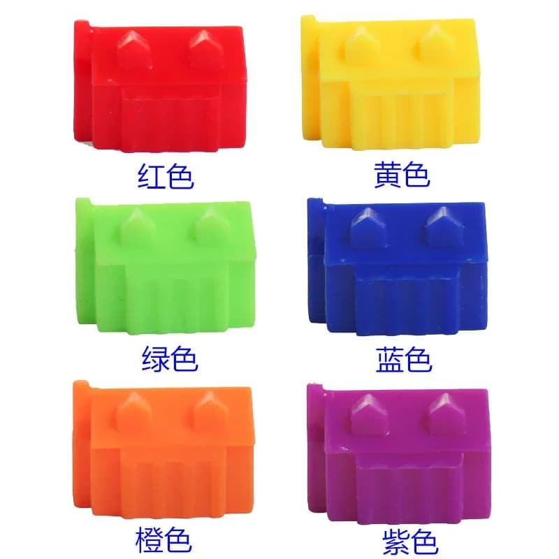 50 Pcs/Set Big House Chess Pieces Games Accessories