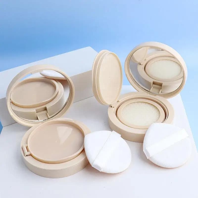 Scatola Portatile Portatile per Fondotinta Air Cushion, Vuota e Ricaricabile, Mini Contenitore Fai-da-te per BB Cream e Cosmetici