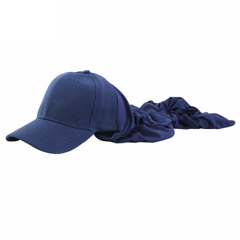 New Visor Long Scarf Women's Baseball Cap Muslim Hijab Headscarf Turban Wide Brim Headwear Head Wrap Shawls Hat Turbante Mujer