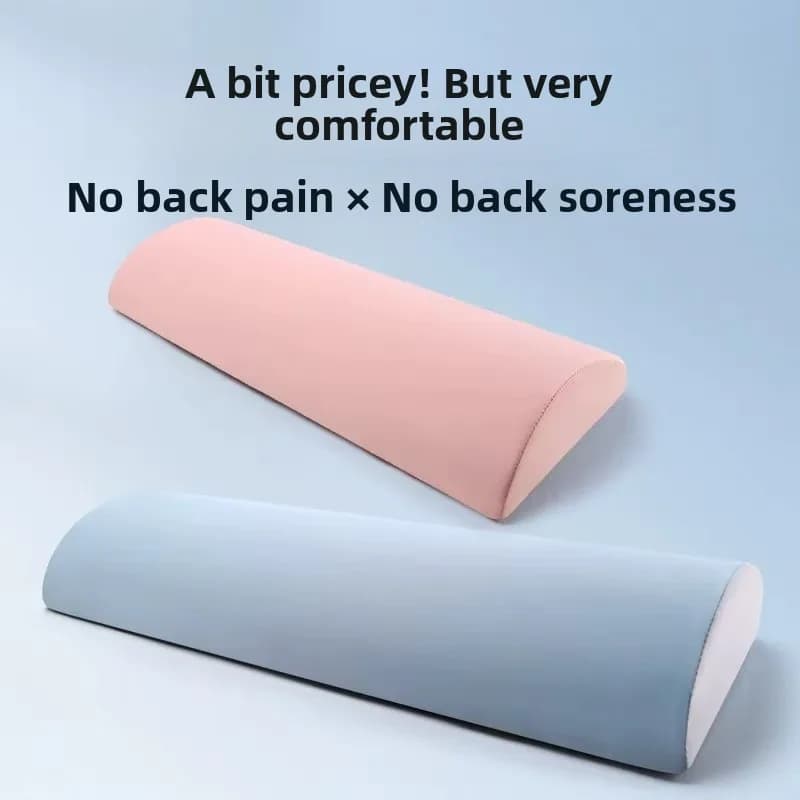 Cuscino Lombare per Supporto Spinale Notturno, Sollievo dal Dolore alla Schiena, in Memory Foam Traspirante, Stile Elegante, per Arredamento Casa