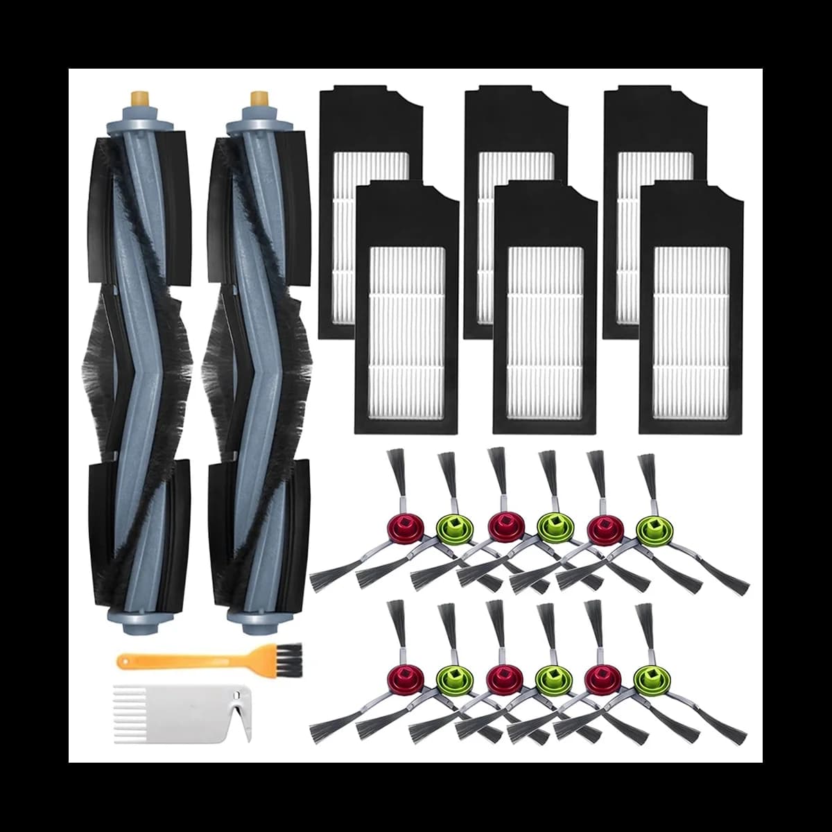 Accessories for Deebot X1 Omni / X1 Turbo / X1 and X1 Plus Vacuum Cleaner Main Brush Filter-A63M