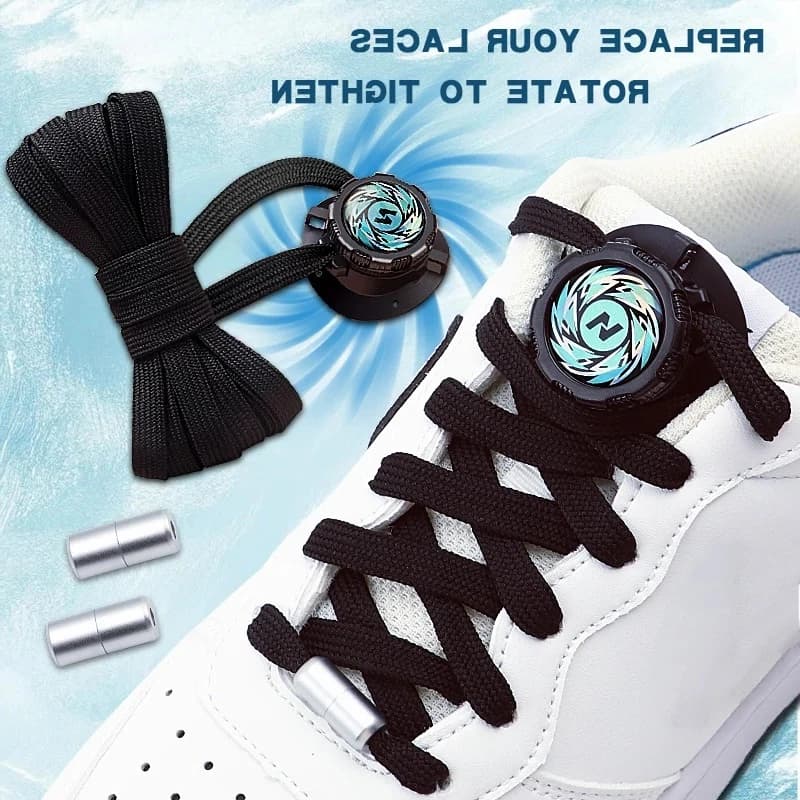 Laces with swivel buckle Gymnastics shoes Without laces Shoe laces Automatic laces No laces Casual shoes Adults Kids Flat laces 1 pair