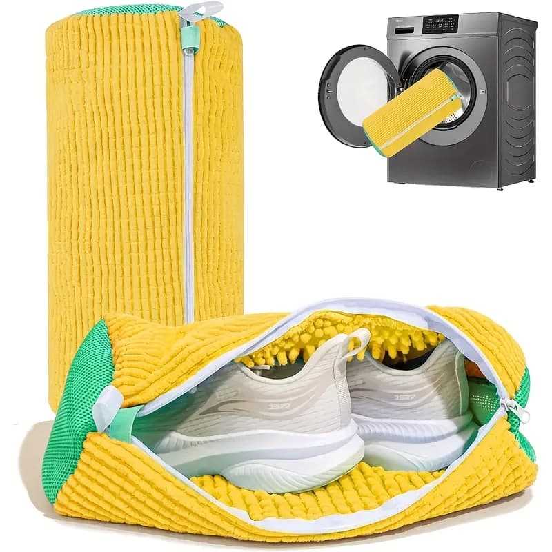 1 piece polyester reusable laundry shoe bag - Cleaning kit for washing machine and dryer Applicable to all types of shoes