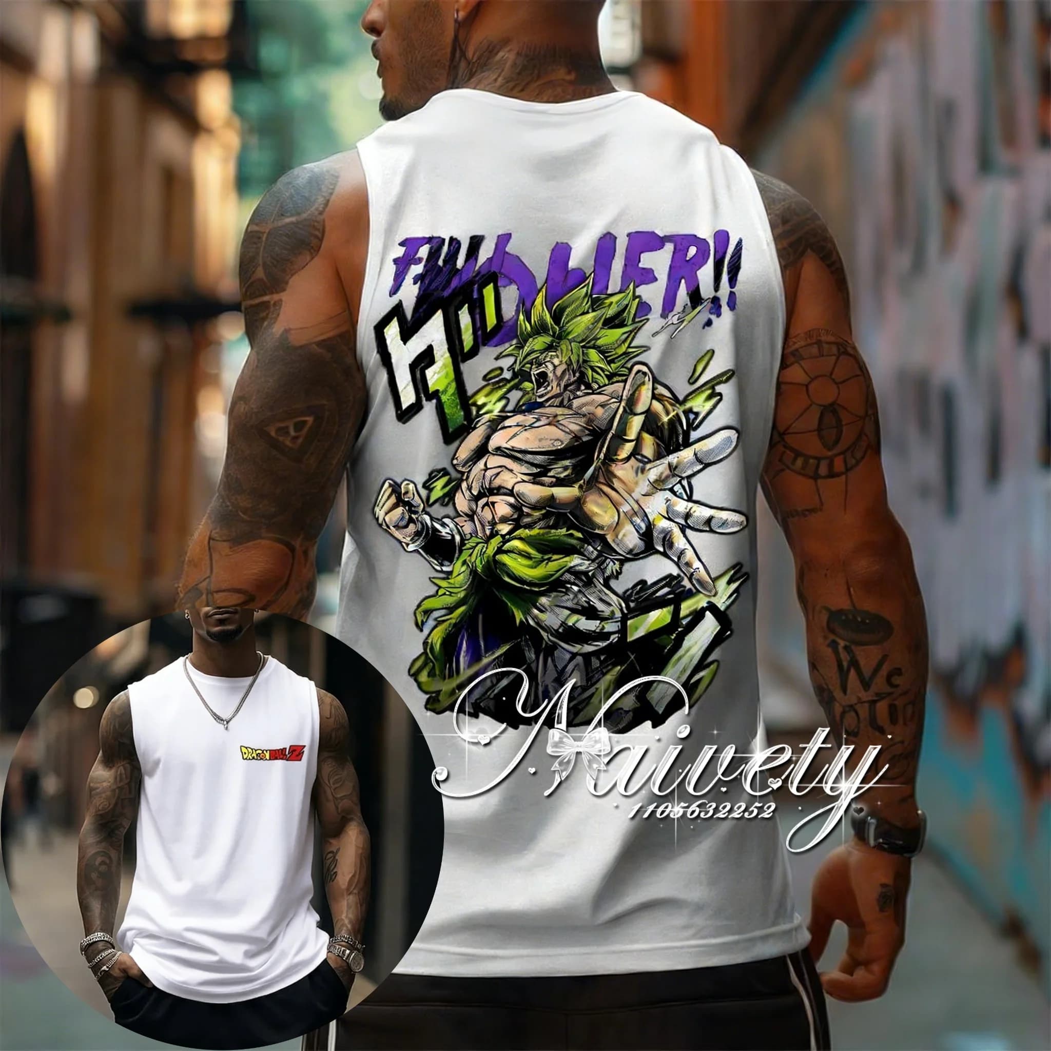 Canotta Estiva 2026 Hot Dragon Ball Broly Stampata Senza Maniche, Abbigliamento Sportivo ad Asciugatura Rapida per Uomo e Bambino, Streetwear Taglie Forti