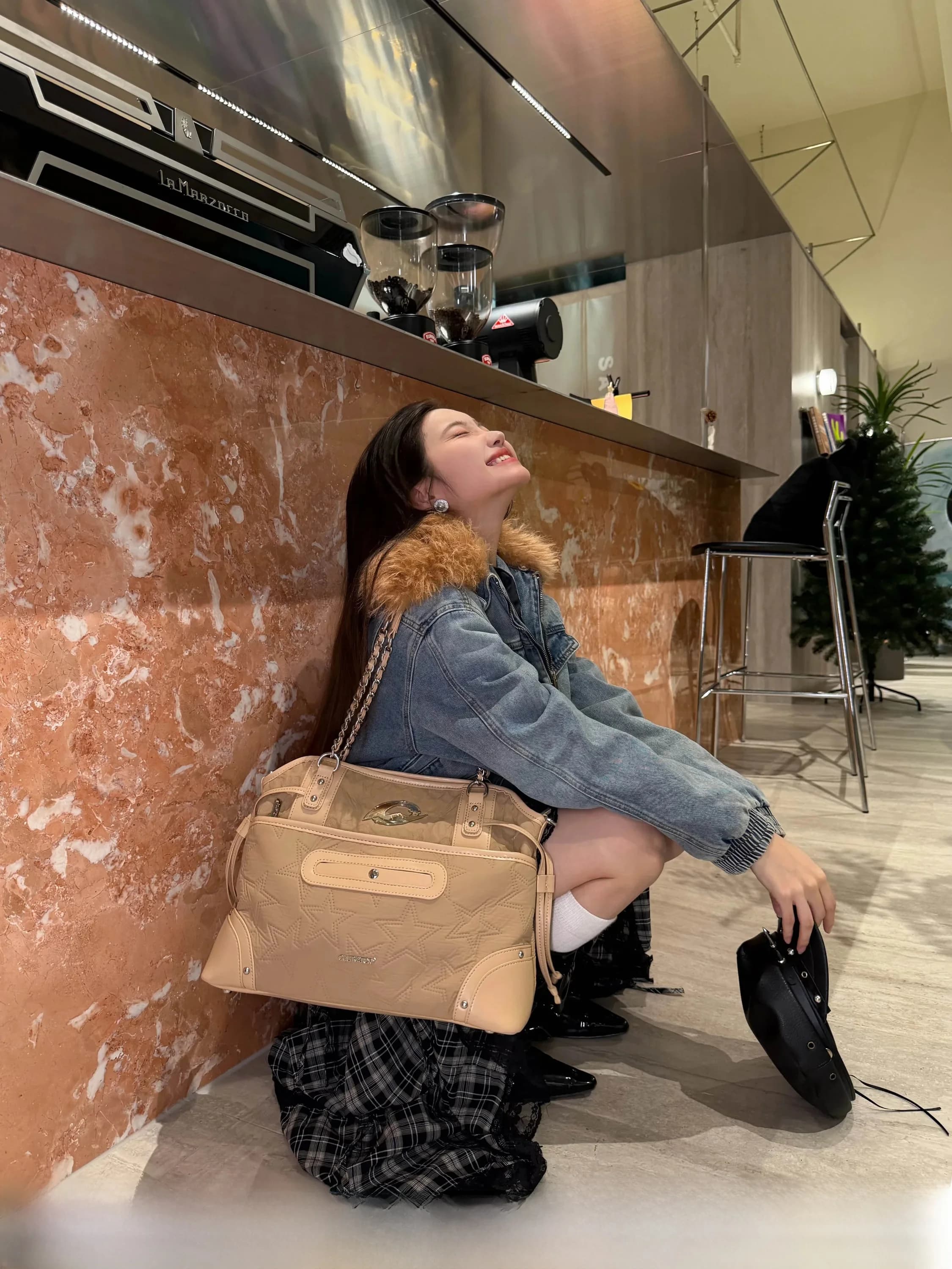 Cultivator Original Millennial Trendy Hobo Bag Commute Single Shoulder Crossbody Patchwork Small Fragrance Style Handbag