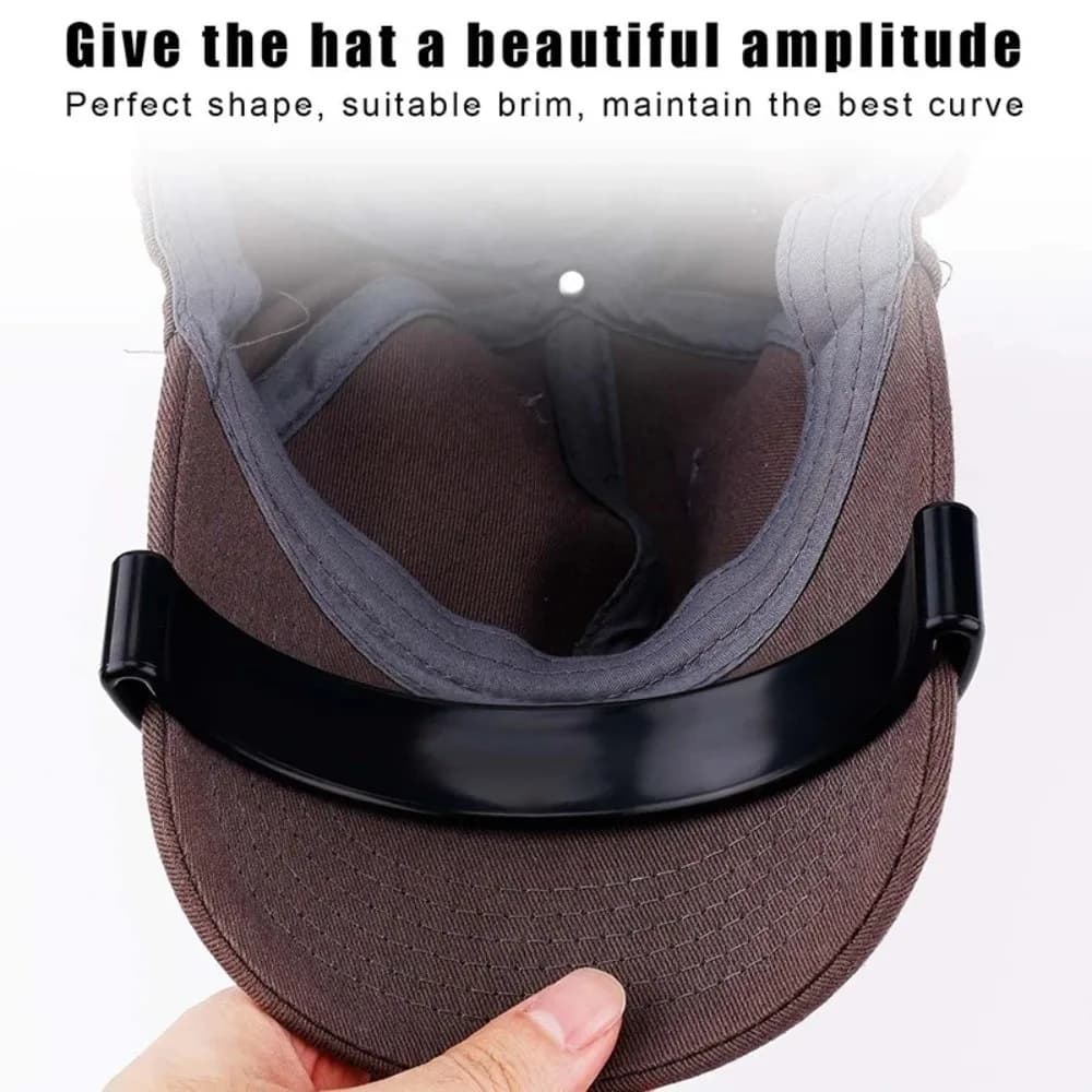 Universal Plastic Hat Brim Bender Cap Shaper Tool Curving Band Hat Brim Shaper Adjustable Hat Curving Band Visor Shaping