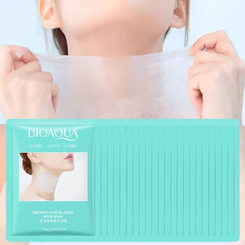 10 pz BIOAQUA Anti-rughe Maschera Per Il Collo Idratante Schiarente Rassodante Cura Della Pelle Collagene Maschere Per Il Collo Coreano Prodotti Per La Cura Della Pelle