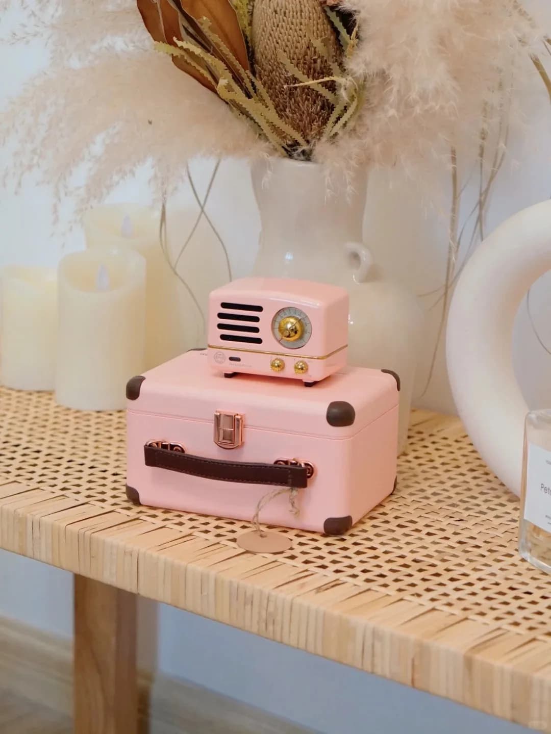 MUZEN Little Prince OTR Speaker FM Radio Pink Bluetooth Wireless Music Metal Player MW-2A Gift