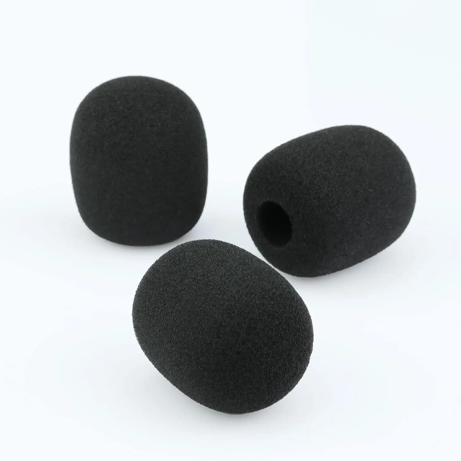 3 Piece Foam Microphone Cover for EKSA E1000 E900 Pro USB Play Headphones SENZER SG500 Surround Sound Pro