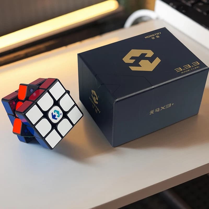 Concorso Senza adesivo 3x3 rompicapo con taglio rapido Cubo giocattolo educativo Puzzle classico Cubo con finitura opaca super magnetica
