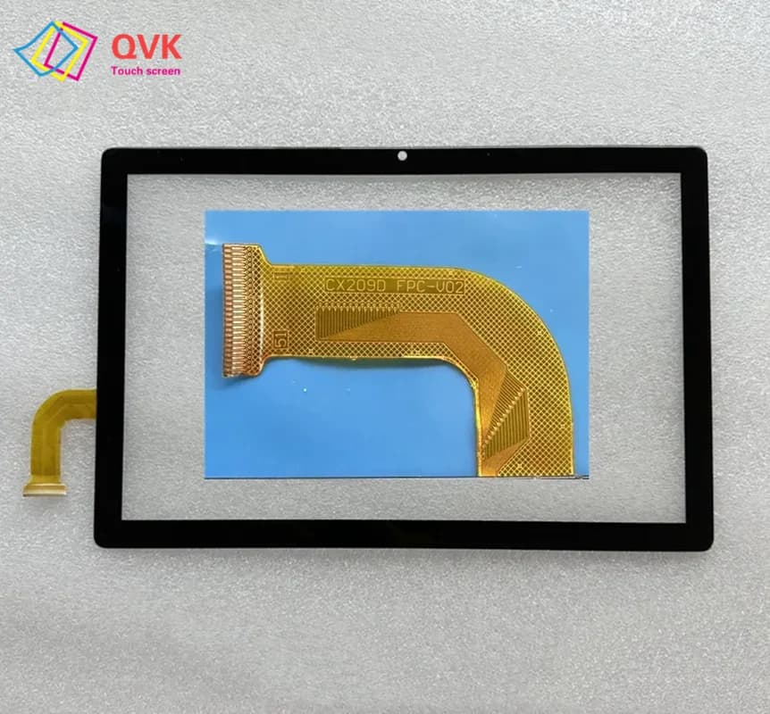 Nero 10.1 pollici P/N CX209D FPC-V02 Tablet touch screen capacitivo digitizer sensor pannello esterno in vetro