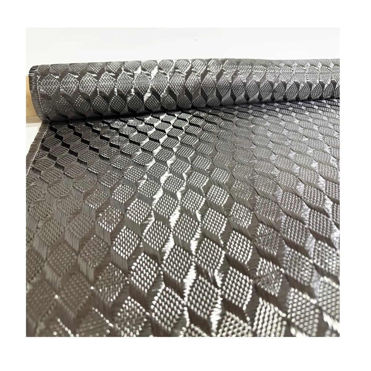 Tessuto jacquard 3D al 100% in fibra di carbonio 3K 240 g/m2 per auto