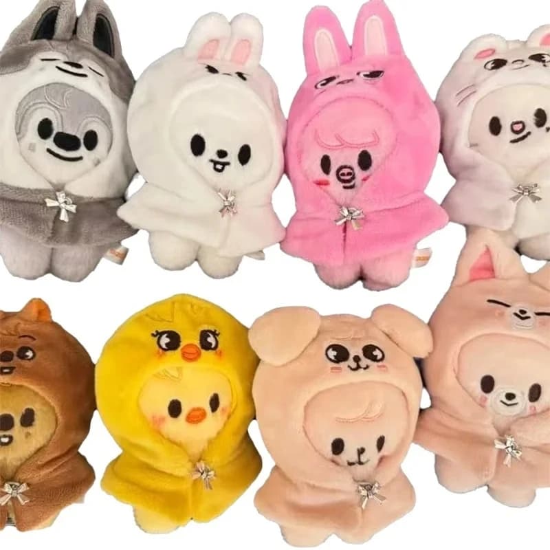 Skzoo peluche KawaiiSTAY Stray peluche cartone animato peluche bambola portachiavi scuola magica decorazione della stanza del pagliaccio regalo per bambini