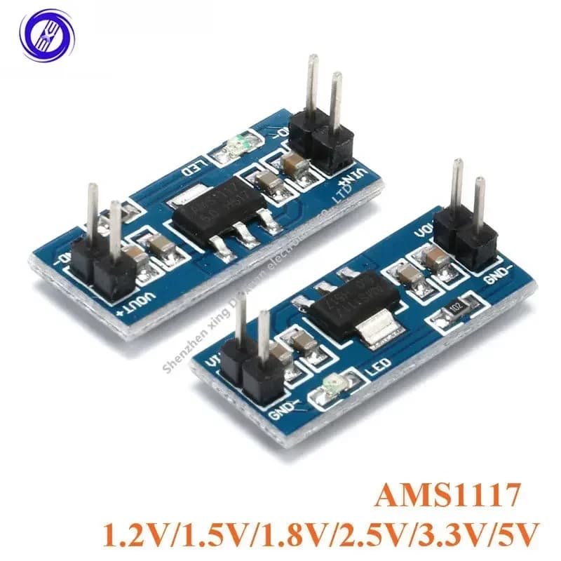 5PCS AMS1117 DC-DC Step Supplies Buck 800mA Power Module For Arduino Raspberry more 1.2V 1.5V 1.8V 2.5V 3.3V 5.0V