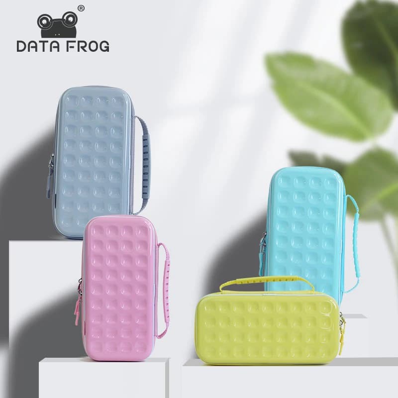 DATA FROG Custodia rigida per Switch/Switch OLED, borsa portaoggetti portatile antiurto