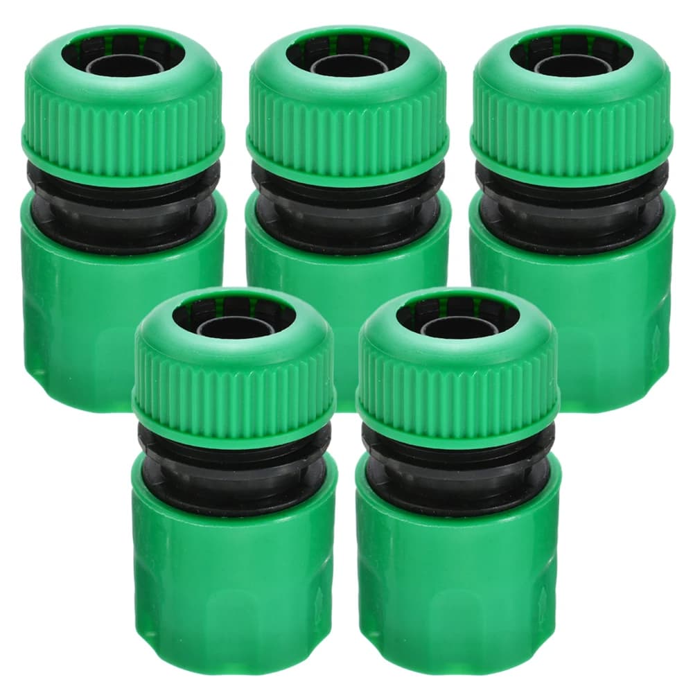 Connettore a innesto rapido per tubo da 1/2 pollici, 5 pezzi, per irrigazione del giardino, lavaggio auto in plastica