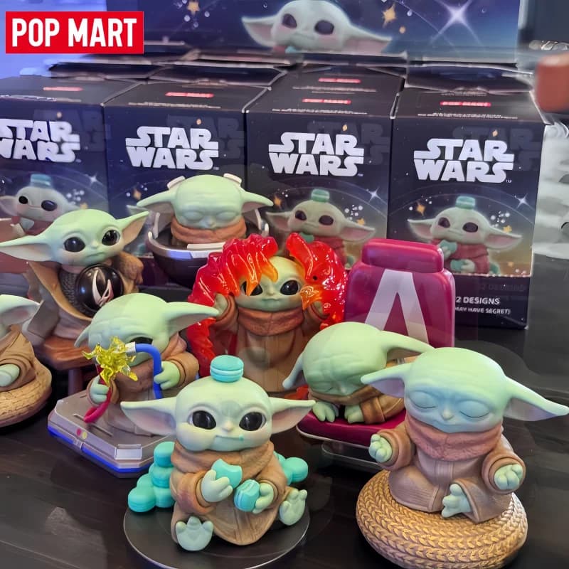Hot Sale POP MART Star Wars Grogu Tiny But Mighty Series Blind Box Mystery Box Giocattoli Bambola Carina Anime Ornamento Collezione Regali