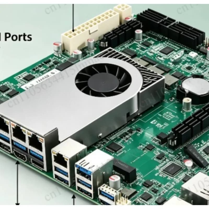 N150 Six-bit NAS Main Board with 10 Gigabit Network Port Storage Server Soft Routing Industrial Control Main Board