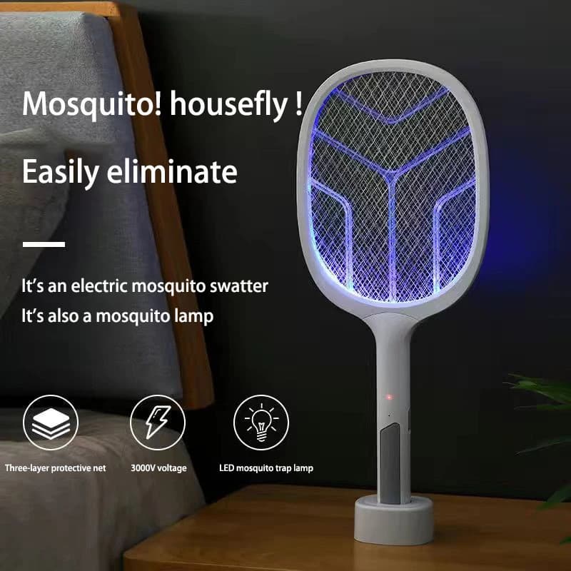 Scacciamosche elettrico ricaricabile Nuovo due in uno Sicurezza domestica Super Mosquito Killing Lamp Batteria al litio