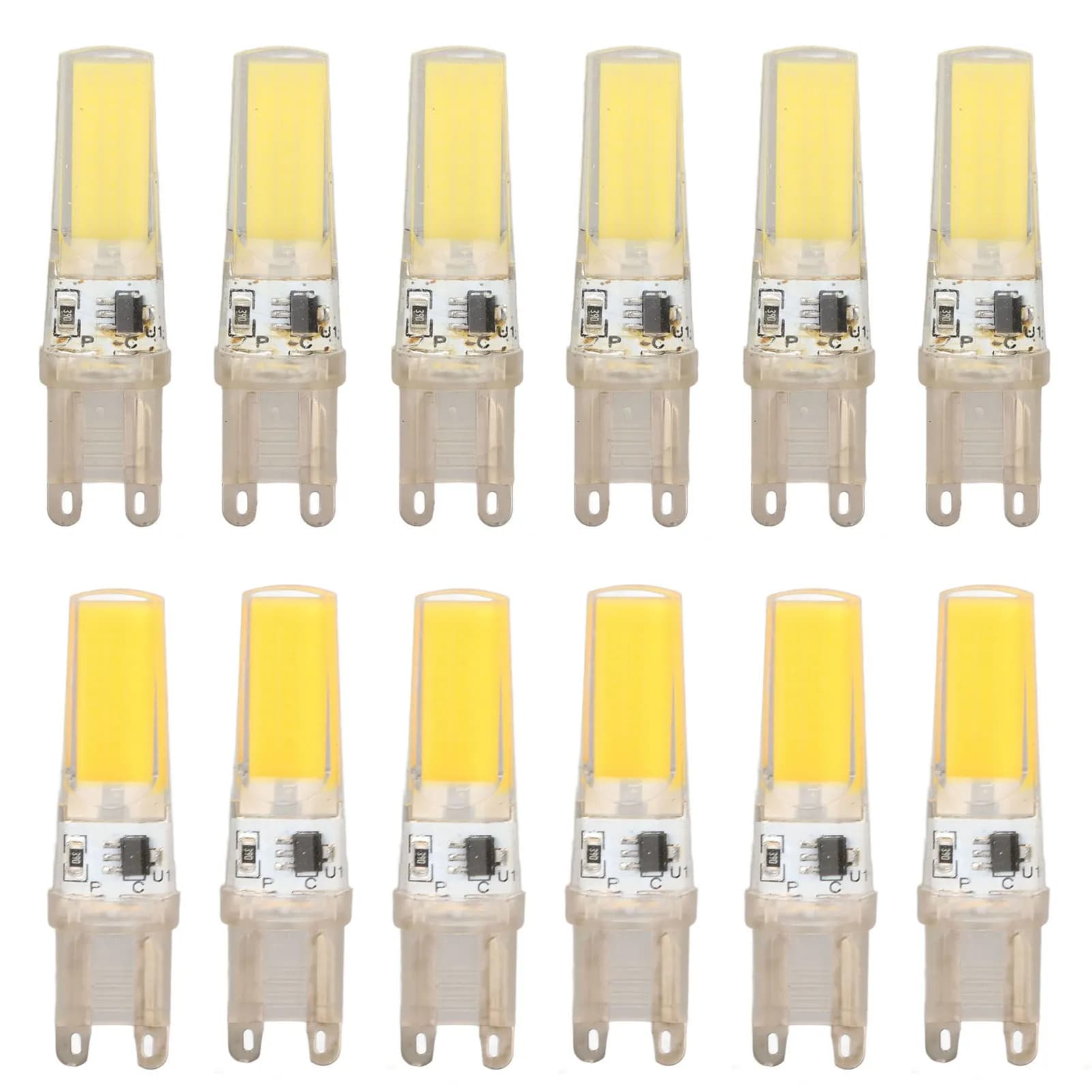 6pcs G9 COB LED Bulb Dimmable 220V LED Lamp for Wall Lamp Table Lamp Chandelier Home Lighting Replacement Bulb