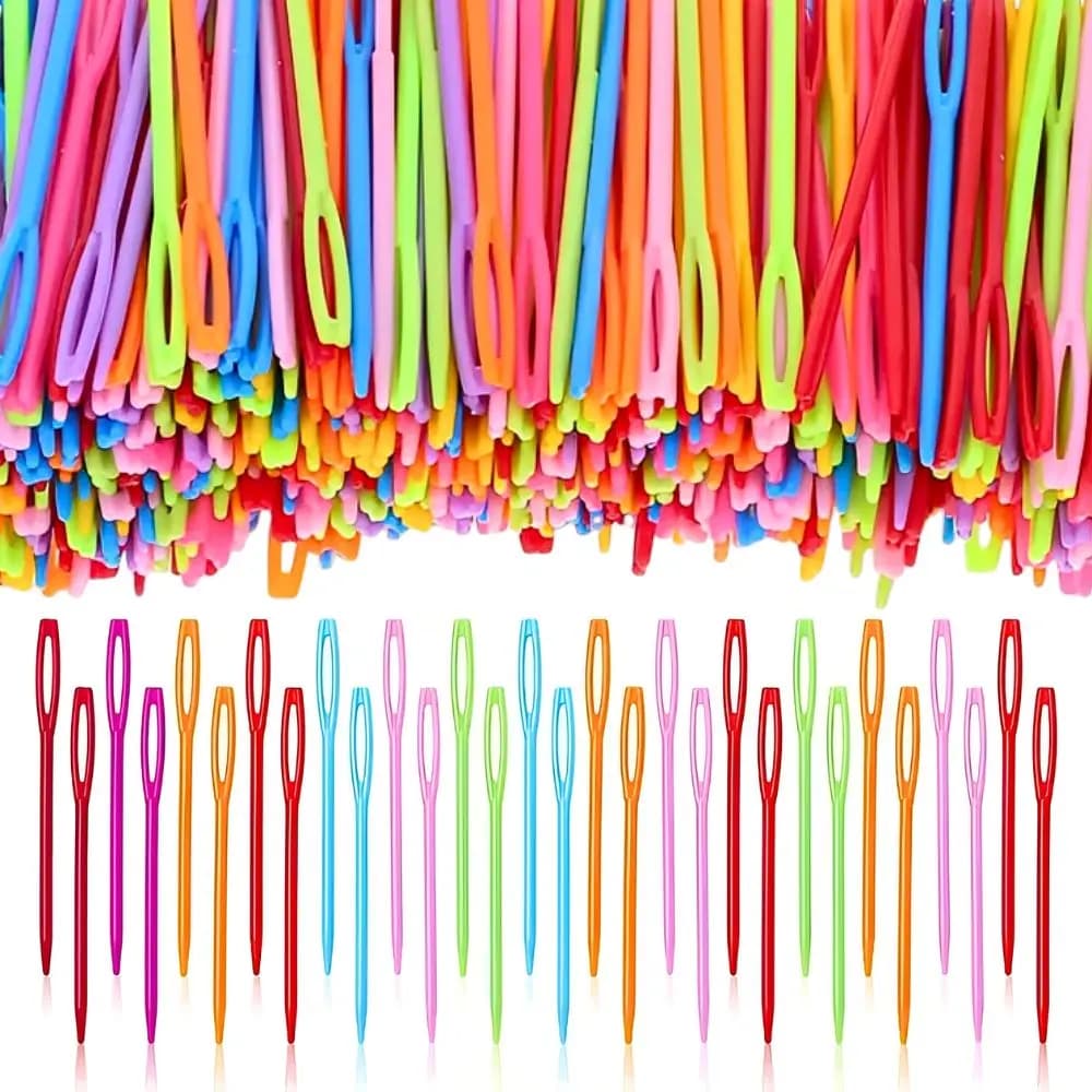 50/150pcs 7cm Random Blunt Tip Sewing Needles for Knitting, Crochet, Yarn Weaving, Embroidery, DIY Crafts & Art Projects YMY