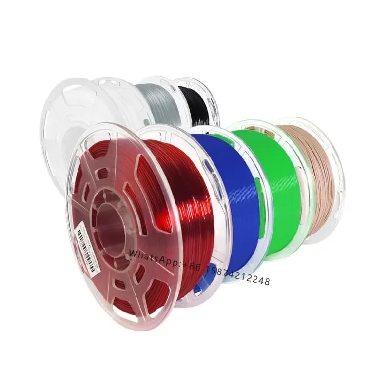 High Quality Flexible PLA/Silk LPA/TPU/PETG /WOOD in 0.8/1Kg 1.75mm Filament Neatly Rolled Smoothly for 3d Printer