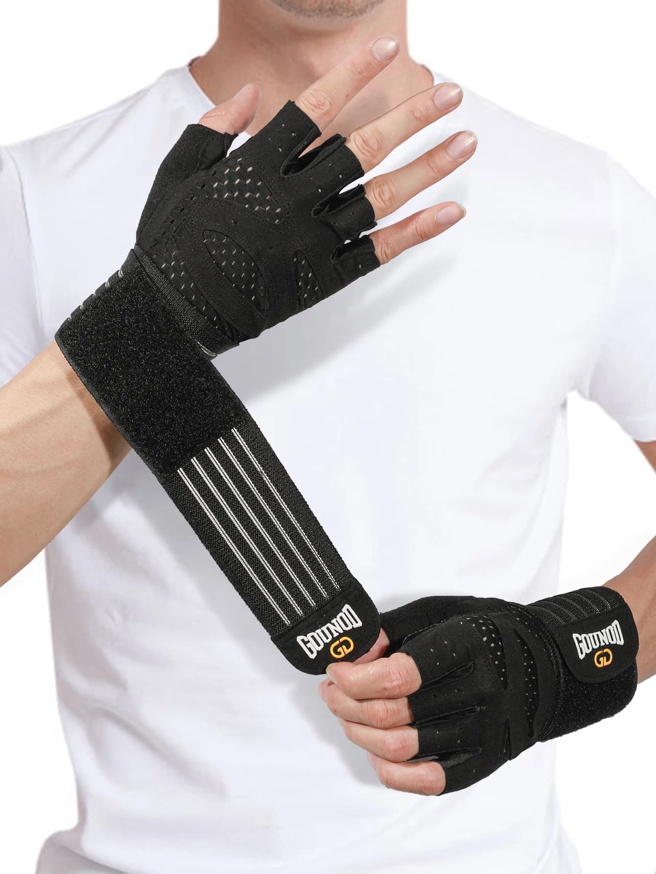 Guanti da sollevamento pesi antiscivolo per uomo e donna, guanti da palestra leggeri e traspiranti per allenamento fitness, ciclismo, allenamento sportivo