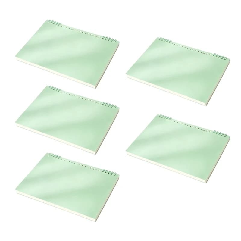Loose-Leaf Journal B5 Stationery Diary Sketchbook Horizontal Line Green User-Friendly