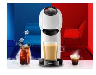 Nescafe Dolce Gusto Italian Capsule home Coffee Machine white Household cafe maker espresso GENIO basic 15BAR 230V Milk froth