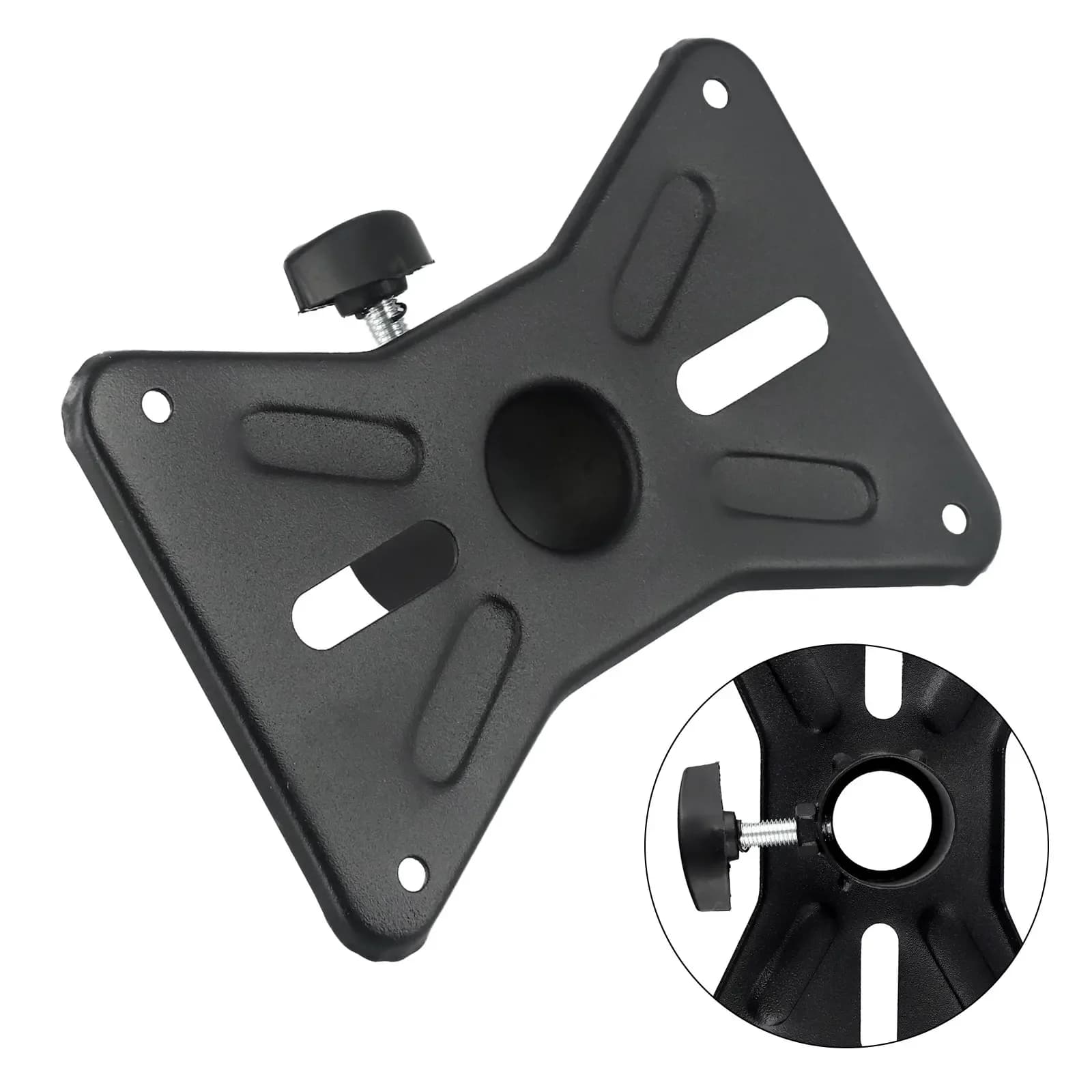 Supporto per treppiede Adattatore per supporto per altoparlante DJ Supporto in metallo Asta per treppiede Supporto robusto Installazione semplice Costruzione in metallo