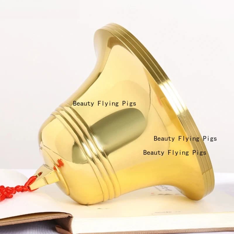 Metal Bell Pendant Wall Wind Chime Decoration Buddhist Hall Supplies Temple Bell Ornaments Home Decoration Feng Shui Accessories