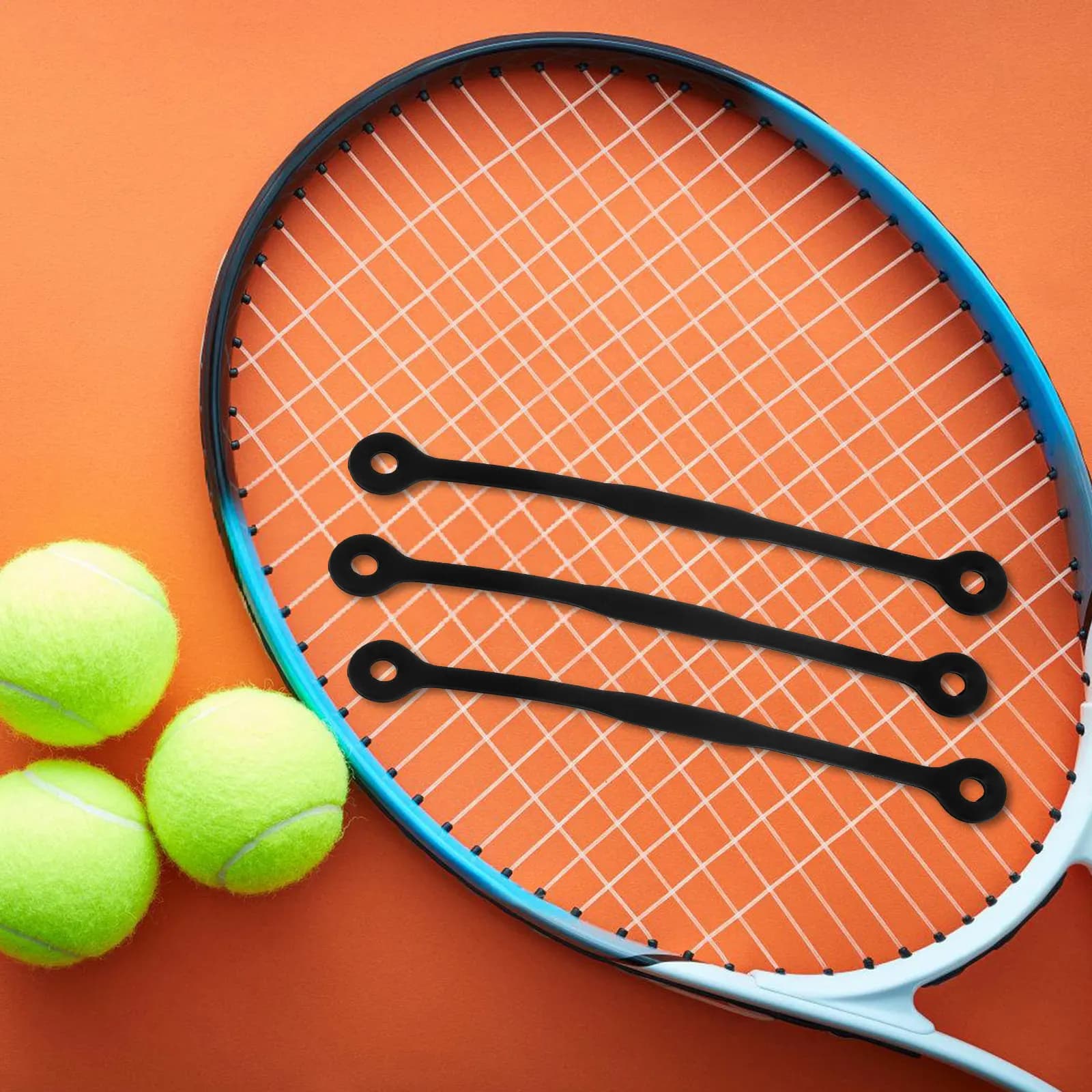 5 Pezzi Antivibranti per Racchette da Tennis in Silicone, Ammortizzatori per Racchette da Tennis, Accessori Sportivi