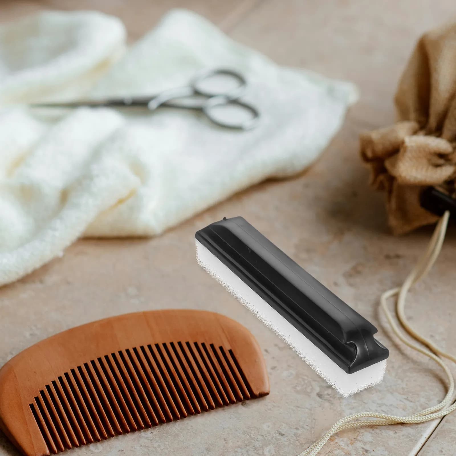 Beard Care Sponge Set, Multifunctional Hair & Barba Collector, Lavabo Protection, Cleaning & Collection After Shaving