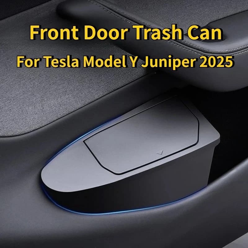 Contenitore portaoggetti per porta anteriore per Tesla Model Y Juniper 2025, Scatola portaoggetti multifunzionale per portiera auto, Accessori auto