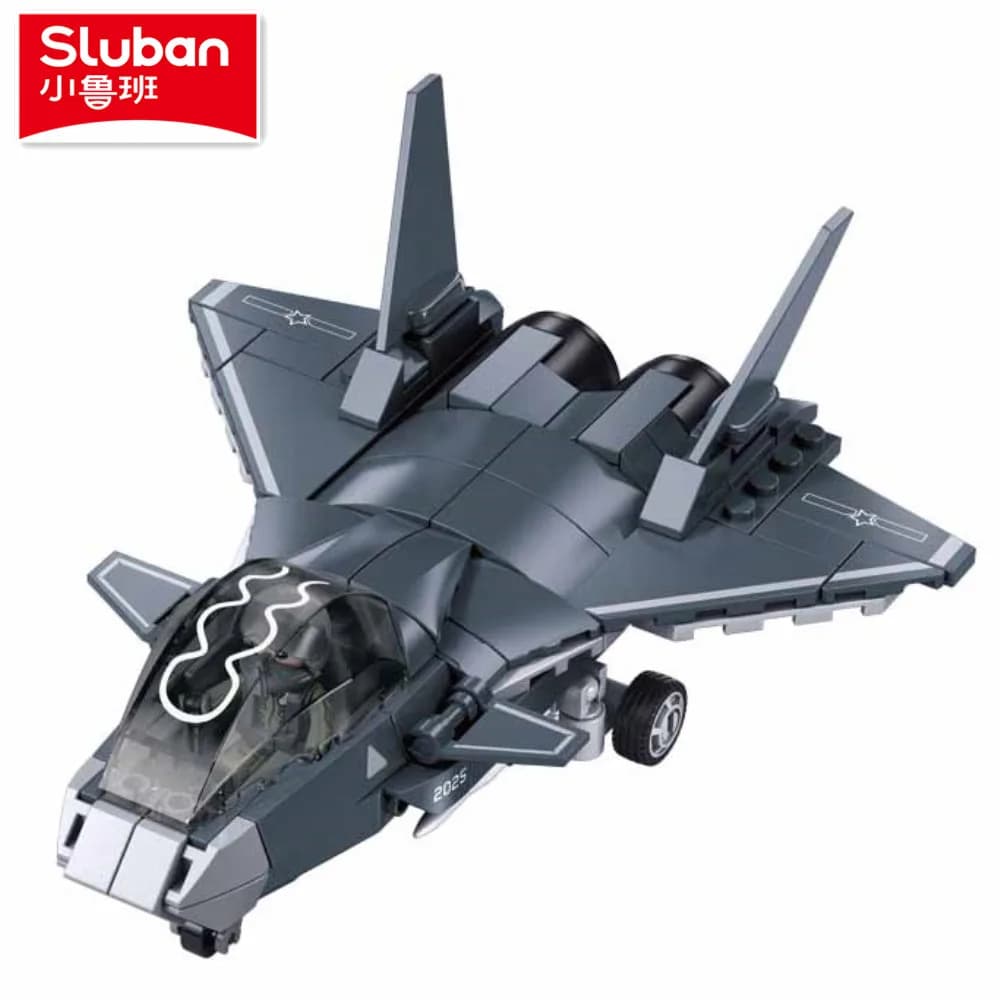 152PCS Militare Air Force Stealth Fighter Modello Building Blocks Set Giocattolo educativo da battaglia per bambini