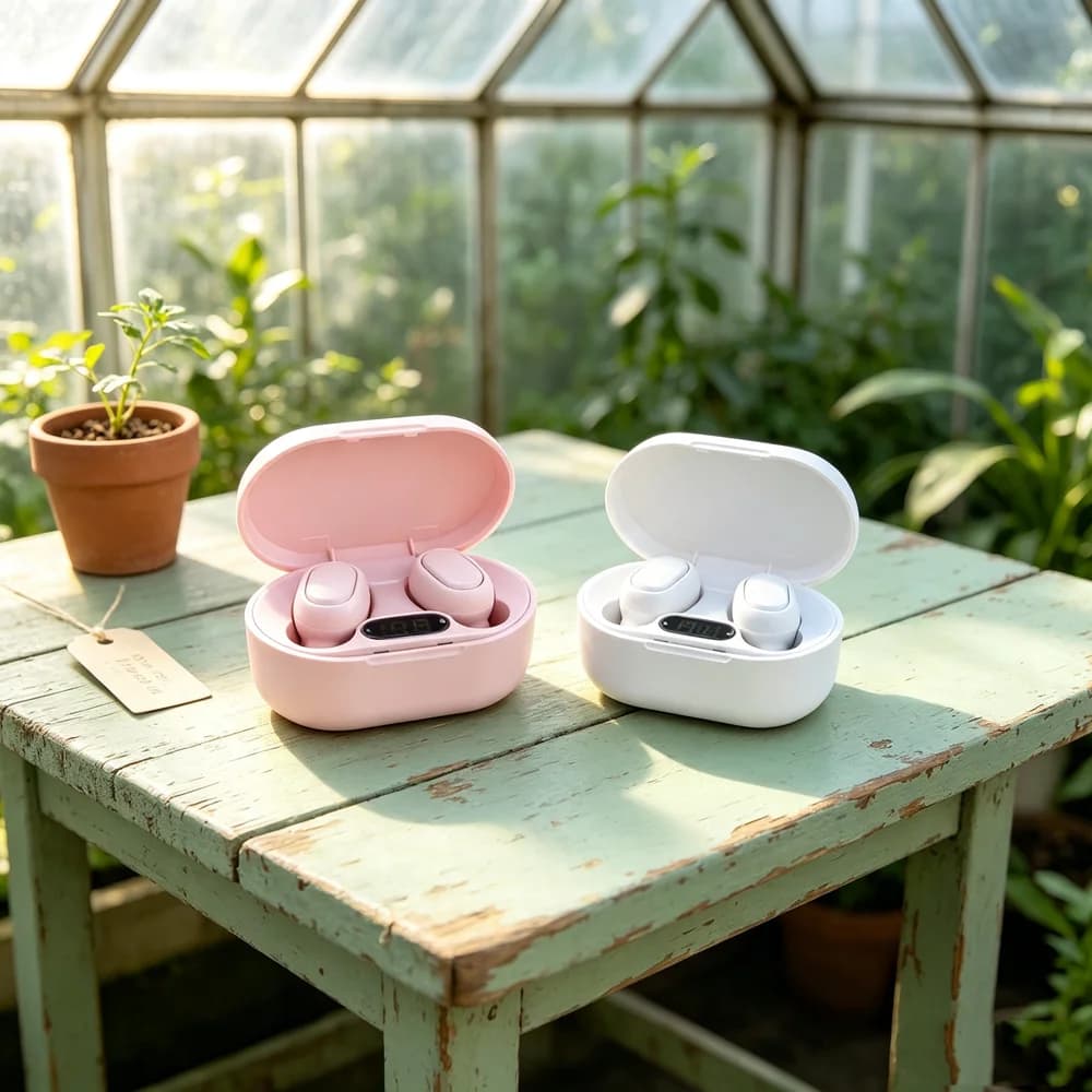 TWS Fone Bluetooth Earbuds Wireless Earbuds Luxury Bluetooth Headphones Combine Premium Craftsmanship with High-end Audio Tech