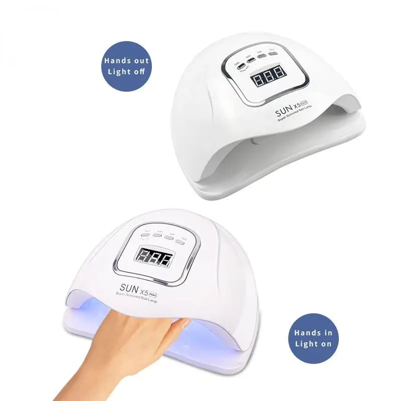 Lampada per unghie a LED Lampada per manicure a LED MAX 45 LED UV per unghie Polimerizzazione Smalto per unghie Lampada per unghie a LED Lampade per asciugatrice per gel Strumenti per unghie