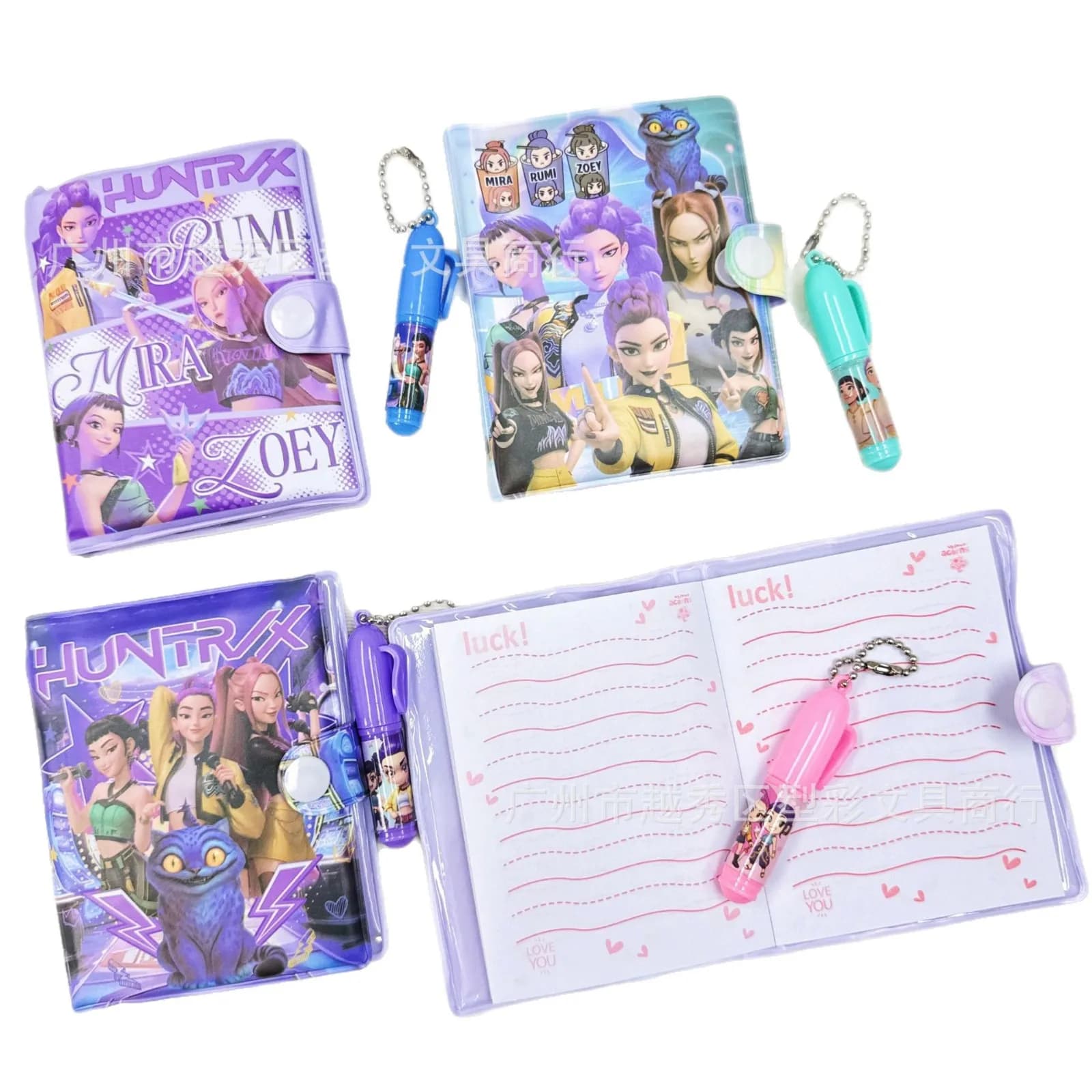 New KPOP Chancellery Set with Quaderno and Penna a Sfera, Gift Set for Students, Birthday Gifts for Children