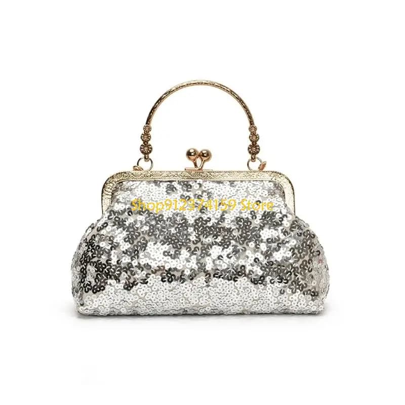 G5AE Borse con pochette in paglia per donna, Borsa a tracolla Borse da estive, Borse a tracolla da spiaggia con paillettes