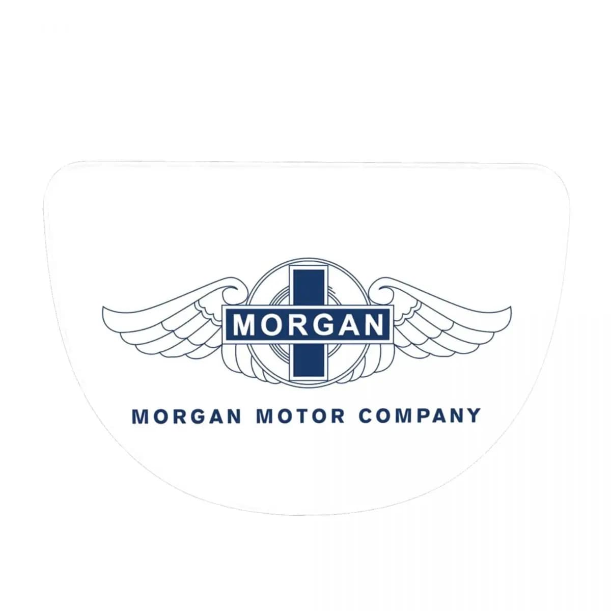 Morgan Motor Car Company Soft Flannel Half Round Doormat Non Slip Bathroom Mat Absorbent Floor Carpet for Home Bedroom