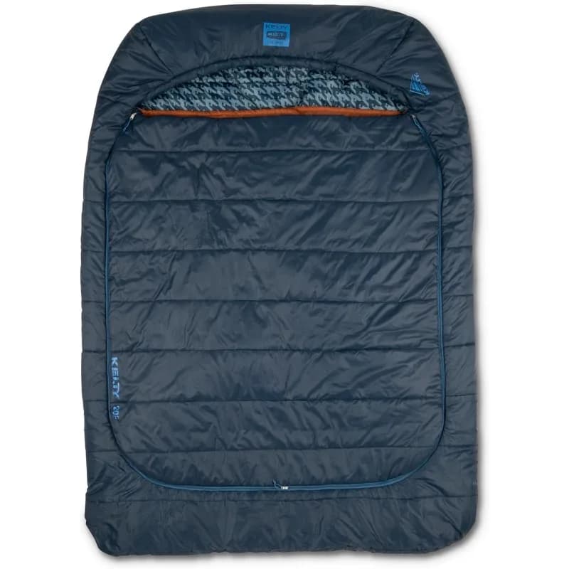 Sacco a pelo Kelty Tru.Comfort Doublewide 20 gradi – Sacco a pelo sintetico per due persone, ideale per coppie e campeggio in famiglia