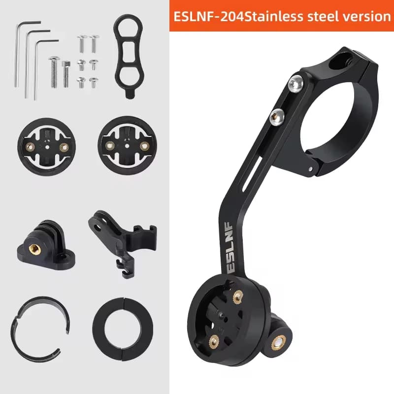 ESLNF Out Support rack bracket for computer support for stainless steel bike front light for Garmin Bryton