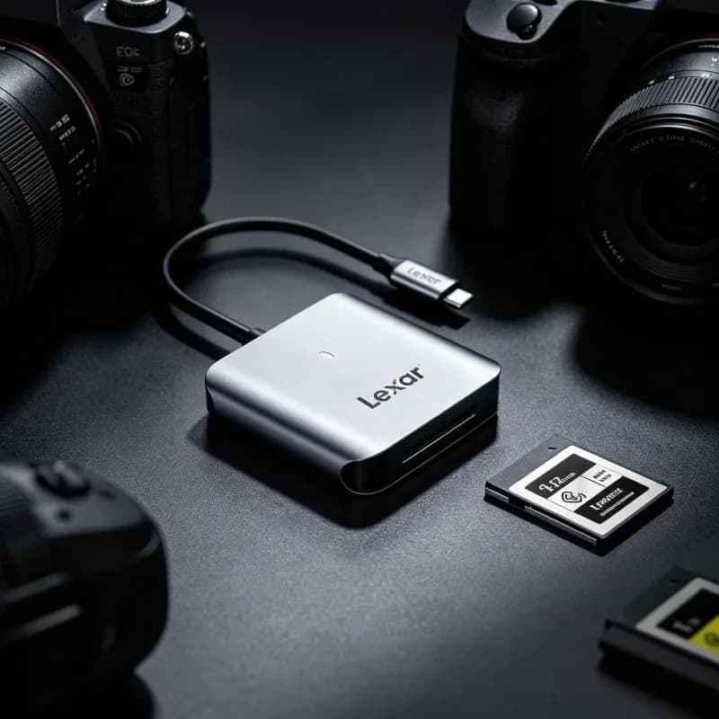 Lexar CFexpress Type B Card Reader USB3.2 Gen2 High Speed Type-C Interface CFE Card Phone Reader Memory Card Readers