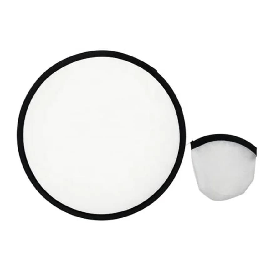 Ventaglio pieghevole da 50 pezzi per sublimazione fai da te in poliestere bianco bianco